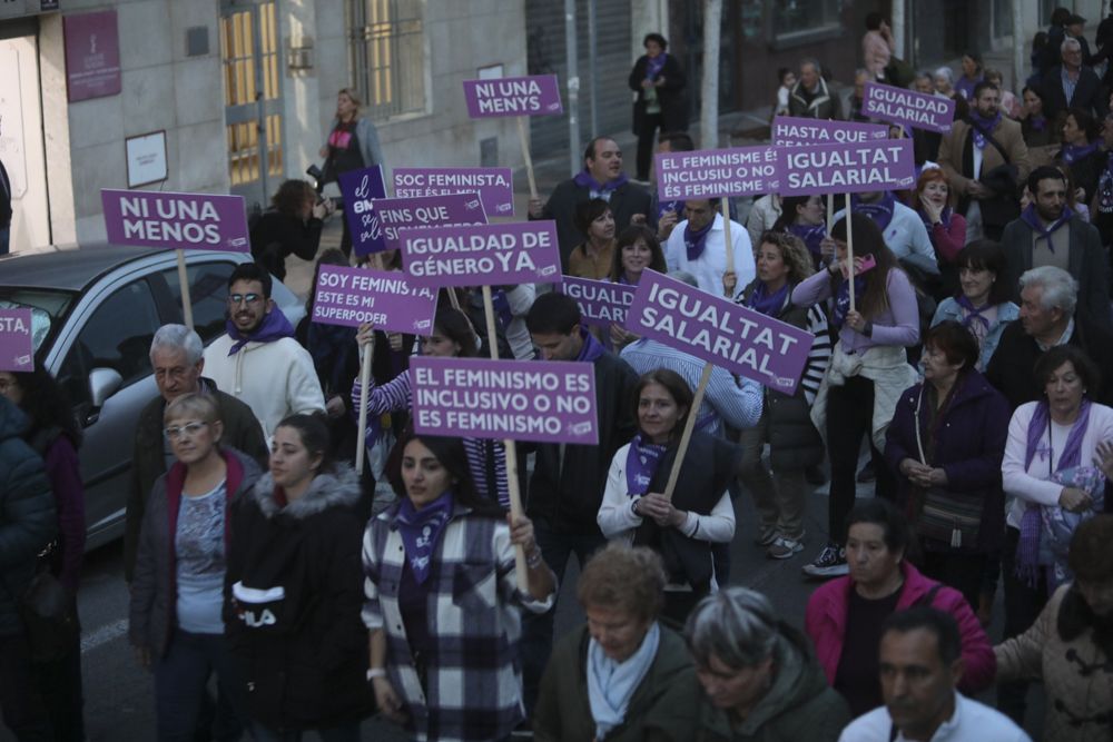 Manifestación del 8M en el Port de Sagunt