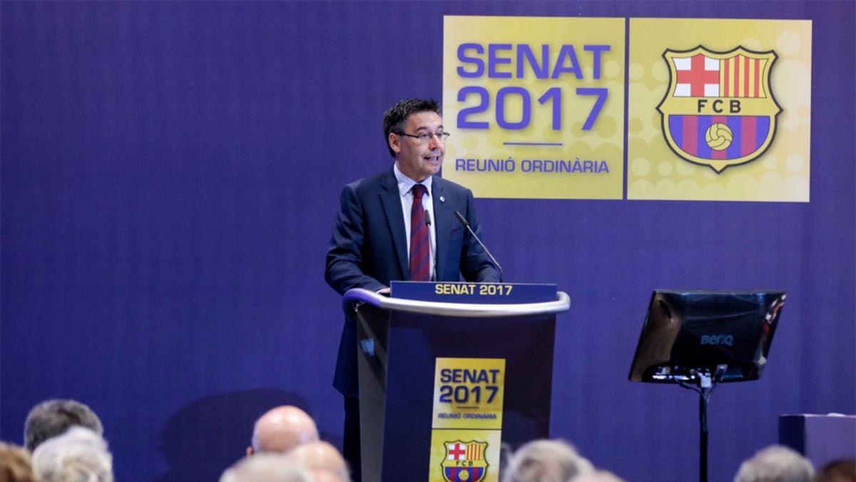 Bartomeu, en el 'Senat'