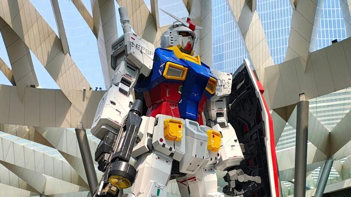 Robot Gundam que podrá visitarse en A Coruña