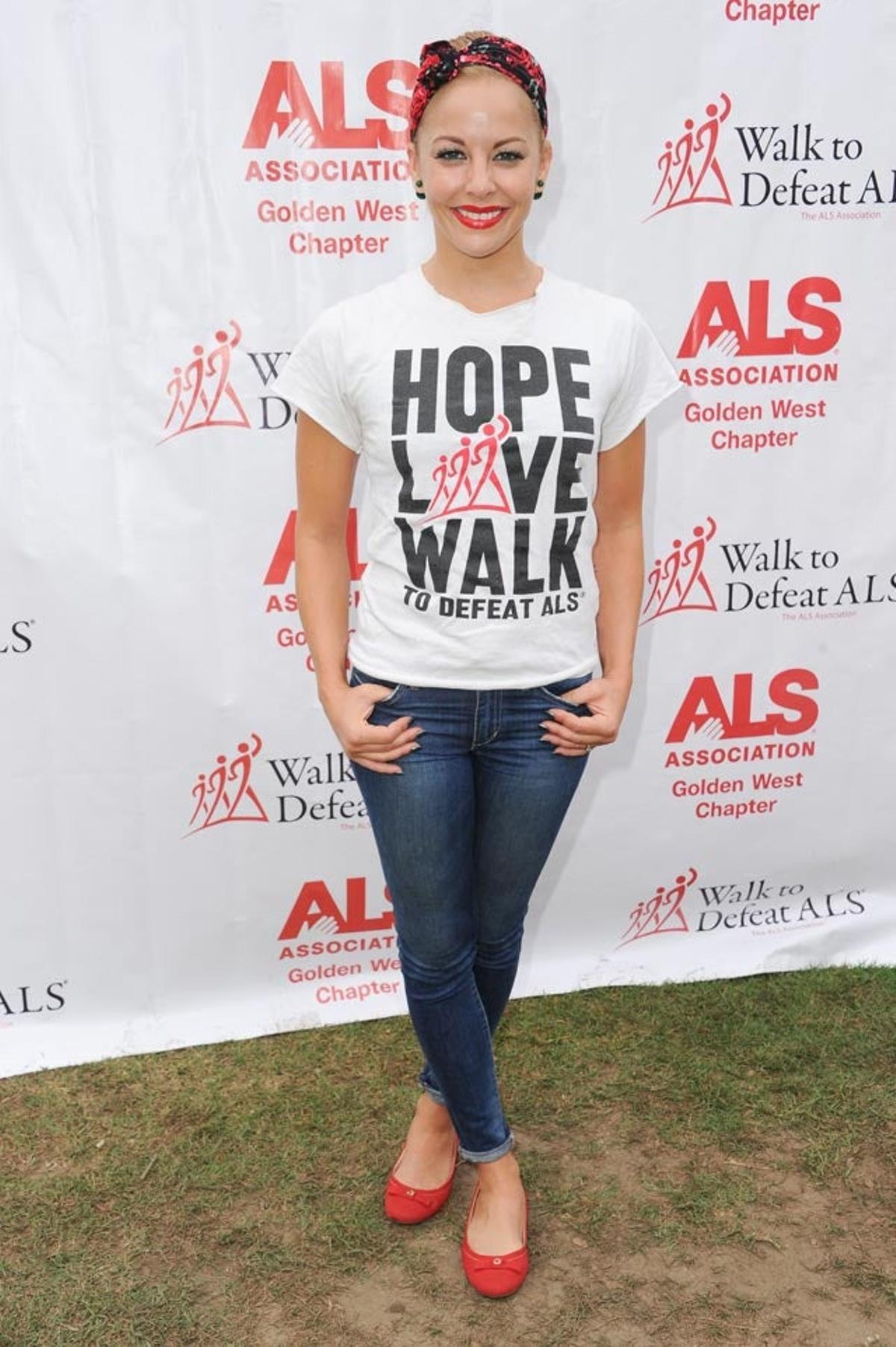 Amy Paffrath apoya la lucha contra la ELA. Amy Paffrath apoya la lucha contra la ELA.