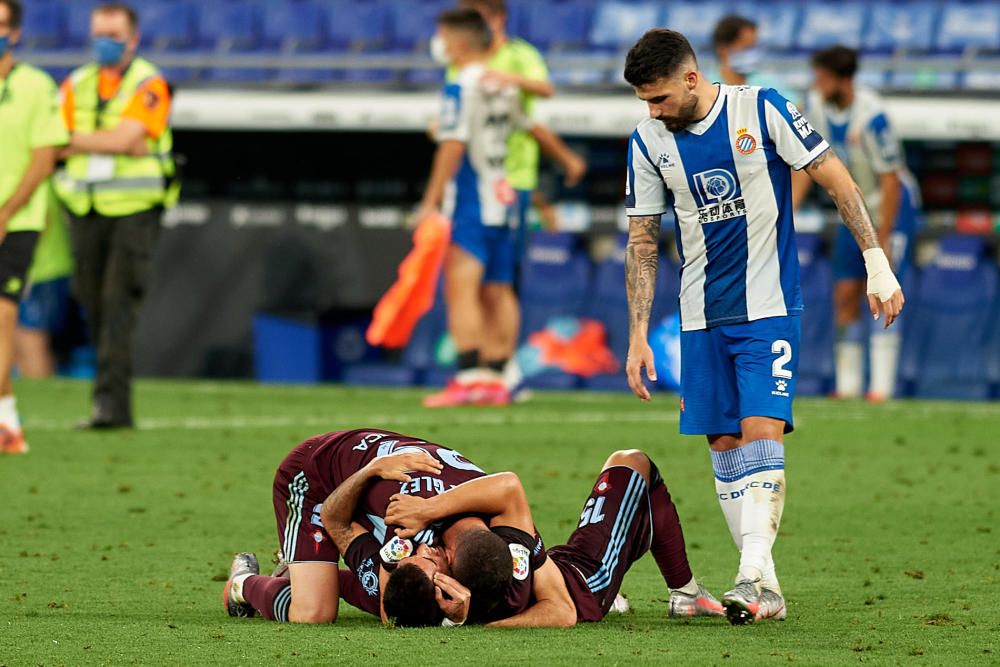 Las mejores imágenes del partido entre Espanyol y Celta de Vigo