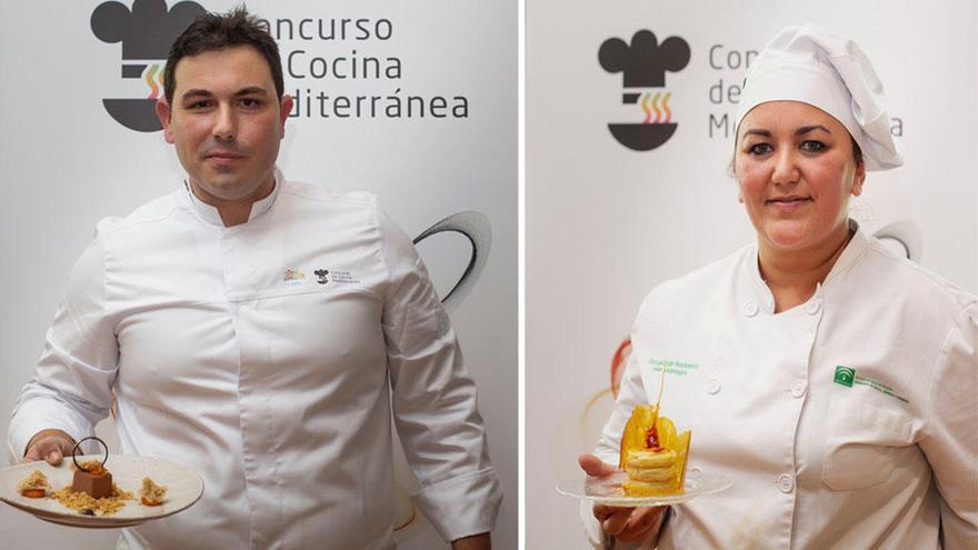 Dos malagueños, premiados en el concurso de cocina mediterránea del Iamed