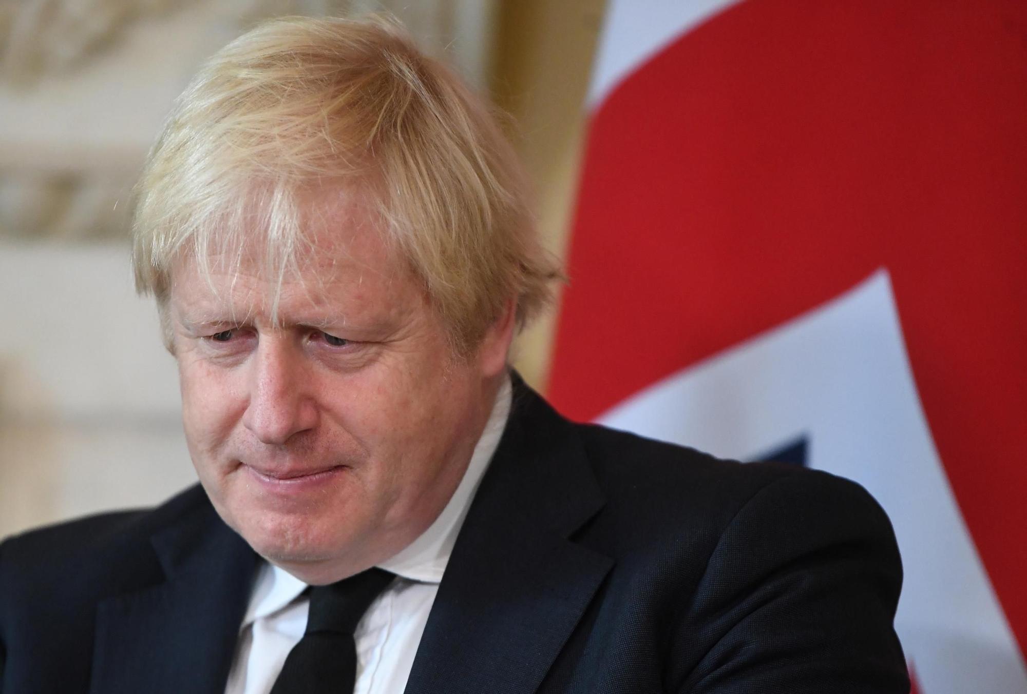 British Prime Minister Boris Johnson meets President of Israel Isaac Herzog in London