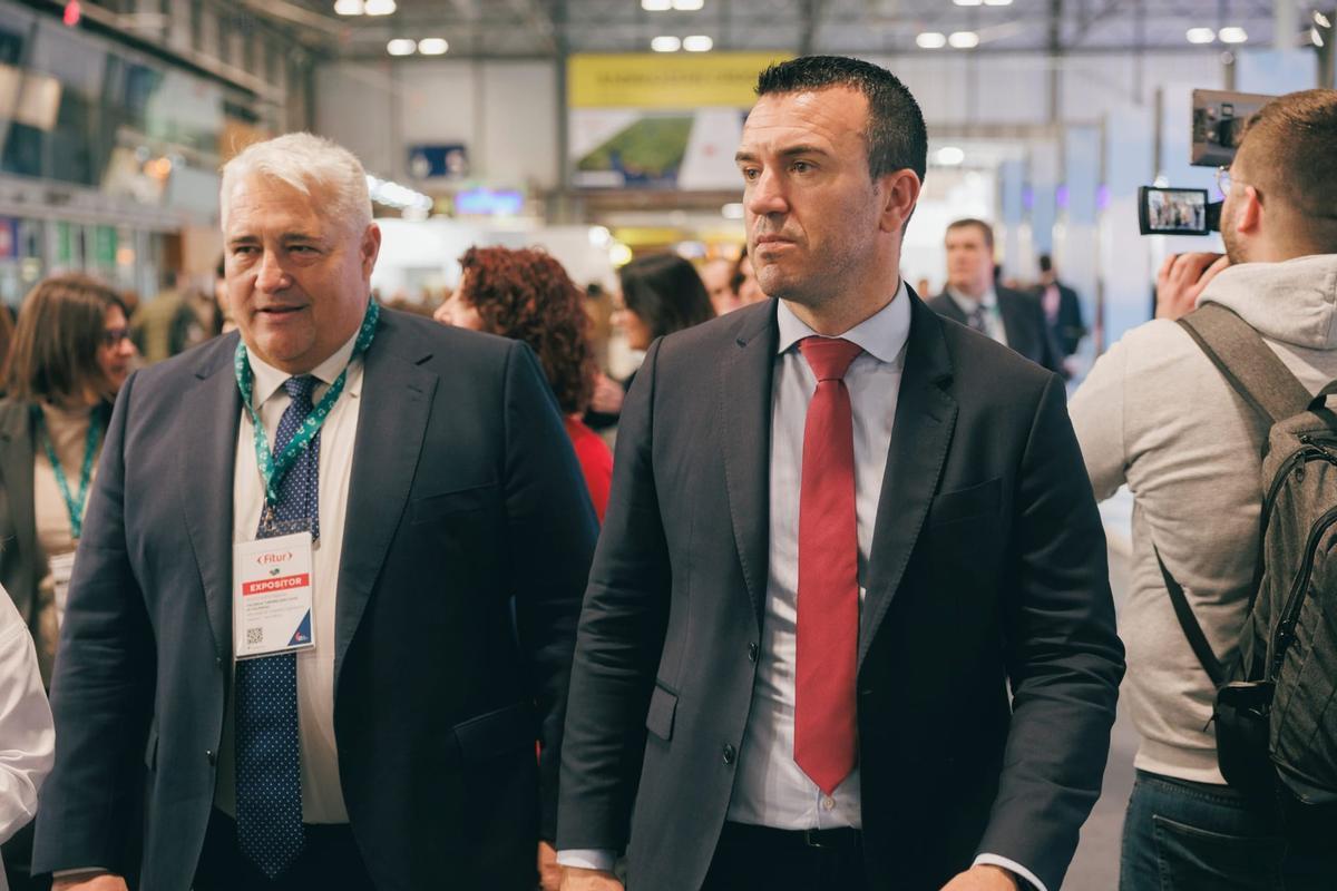 Vicent Mompó, en un acto de Fitur.