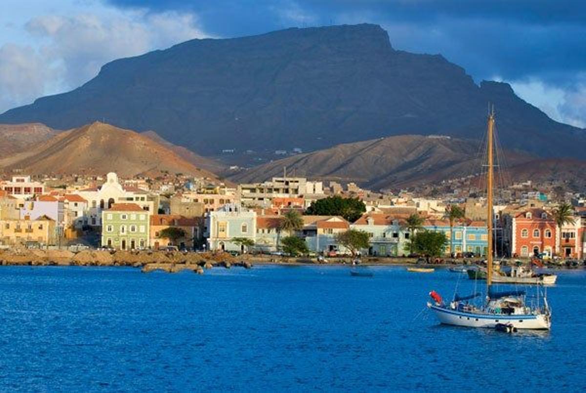 Bahía de Mindelo, en Cabo Verde.