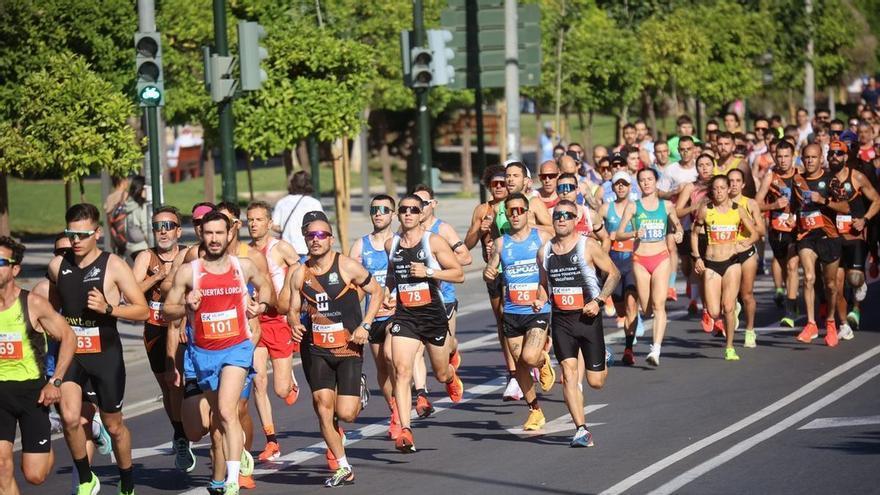 Zakaria Boufaljat y Clara Viñaras ganan un 5K UCAM solidario y de alto nivel