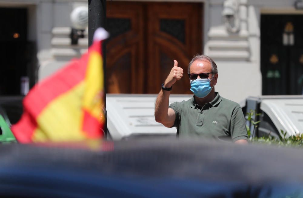 Manifestación contra el Gobierno convocada por Vox en Valencia