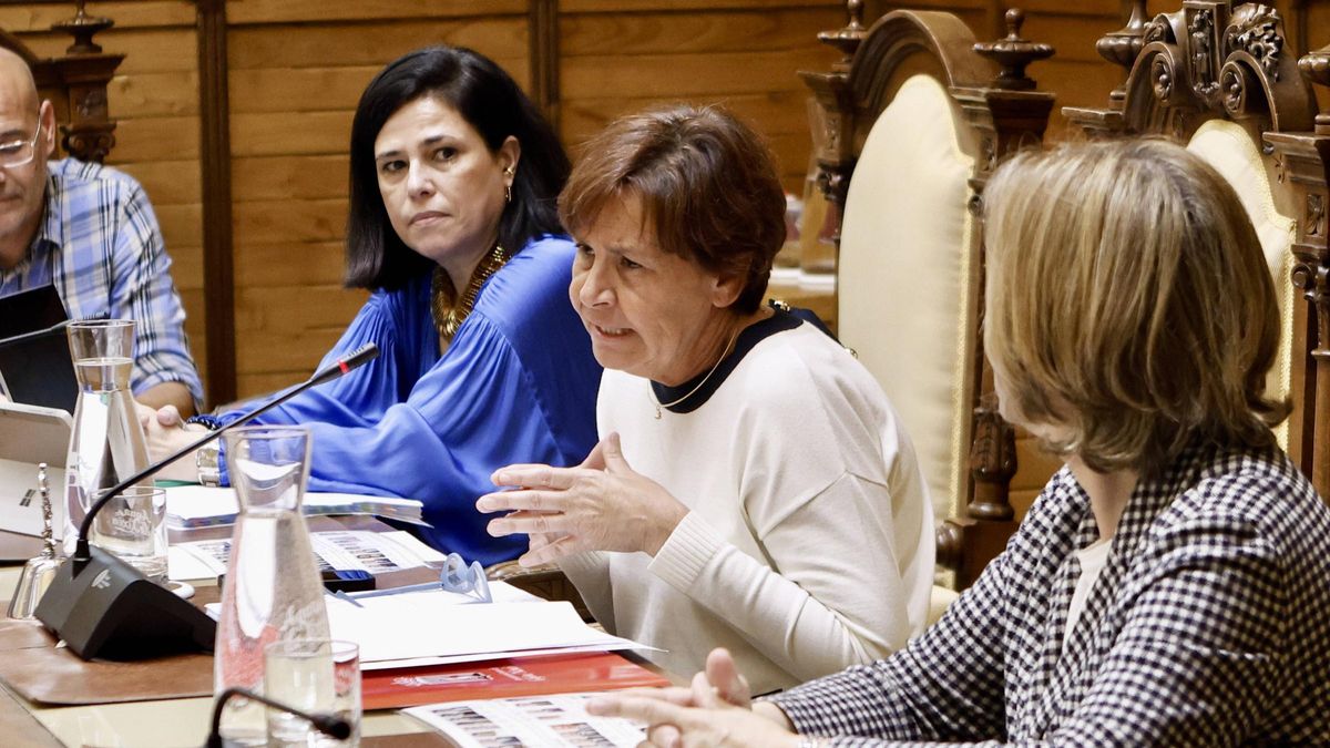 La Alcaldesa, este miércoles, en el Pleno.