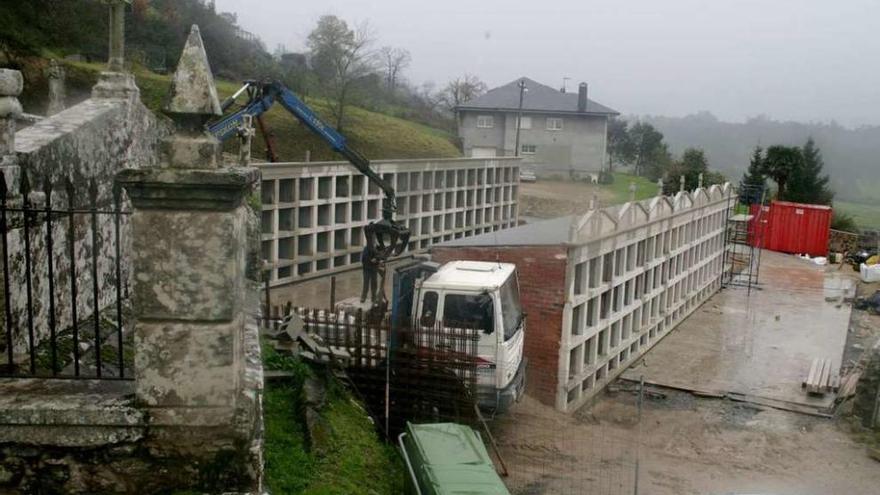 El cementerio de Santa Cristina de Vea contará con una segunda ampliación. // Bernabé / Víctor Espiño