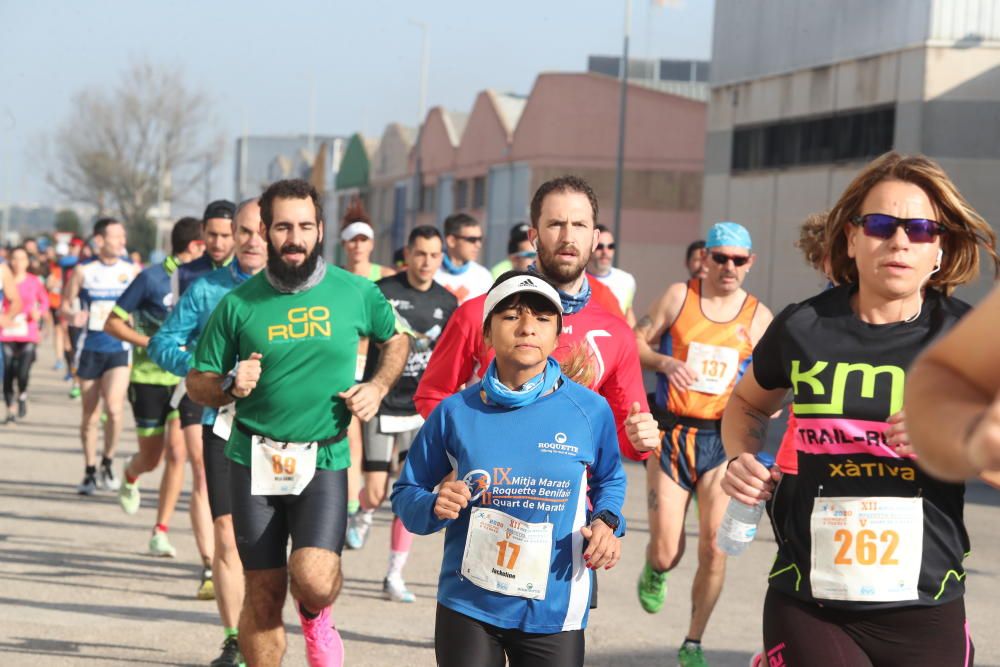 XII Mitja Marató Roquette Benifaió i la V Quart de Marató