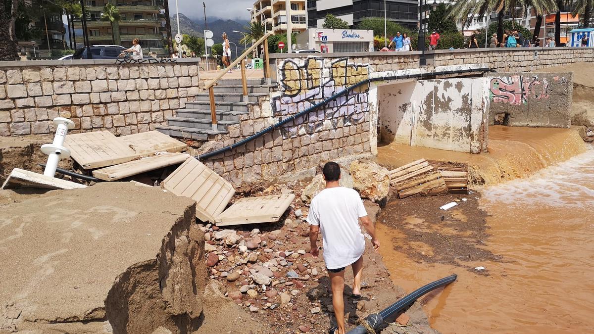 Los desperfectos ocasionados por el monumental chaparrón tardarán tiempo en repararse, porque son muy cuantiosos.