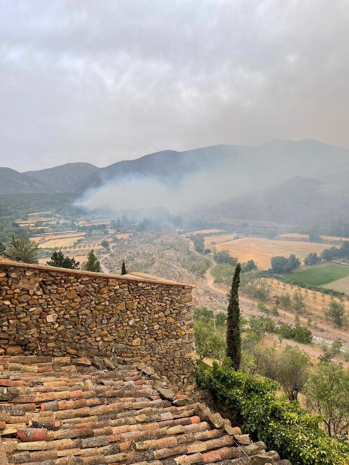 El incendio forestal de Añón de Moncayo, en imágenes