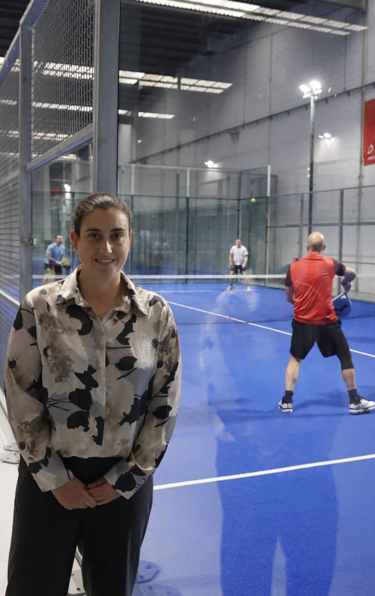 Lucía Carreño, presidenta de la Federación Asturiana de Pádel.  | ÁNGEL GONZÁLEZ