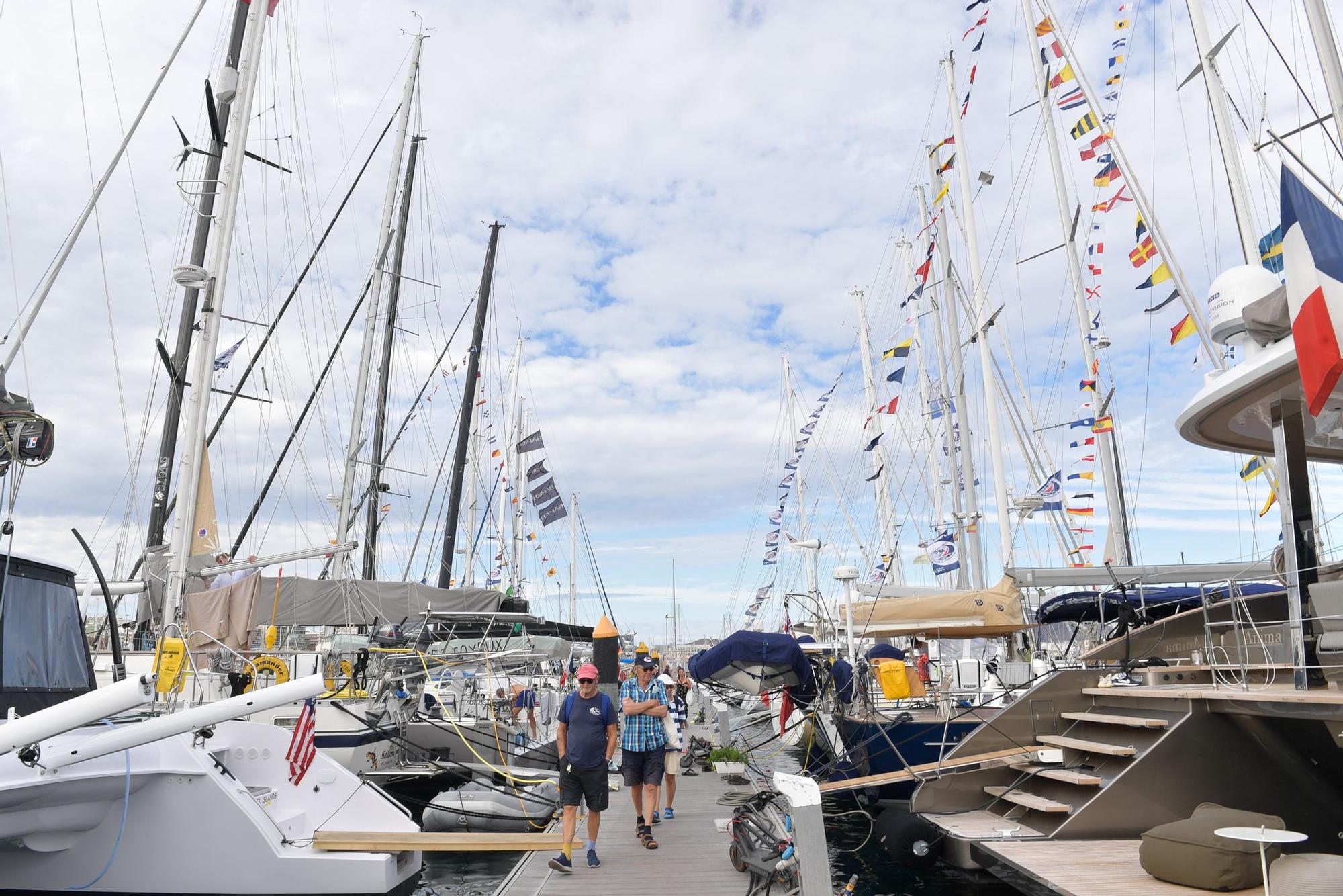 Participantes en la regata ARC, en el Muelle Deportivo de Las Palmas de Gran Canaria