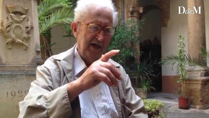 Guillem Bonet i Vidal, el custodio de la Sapiència, cumple 96 años