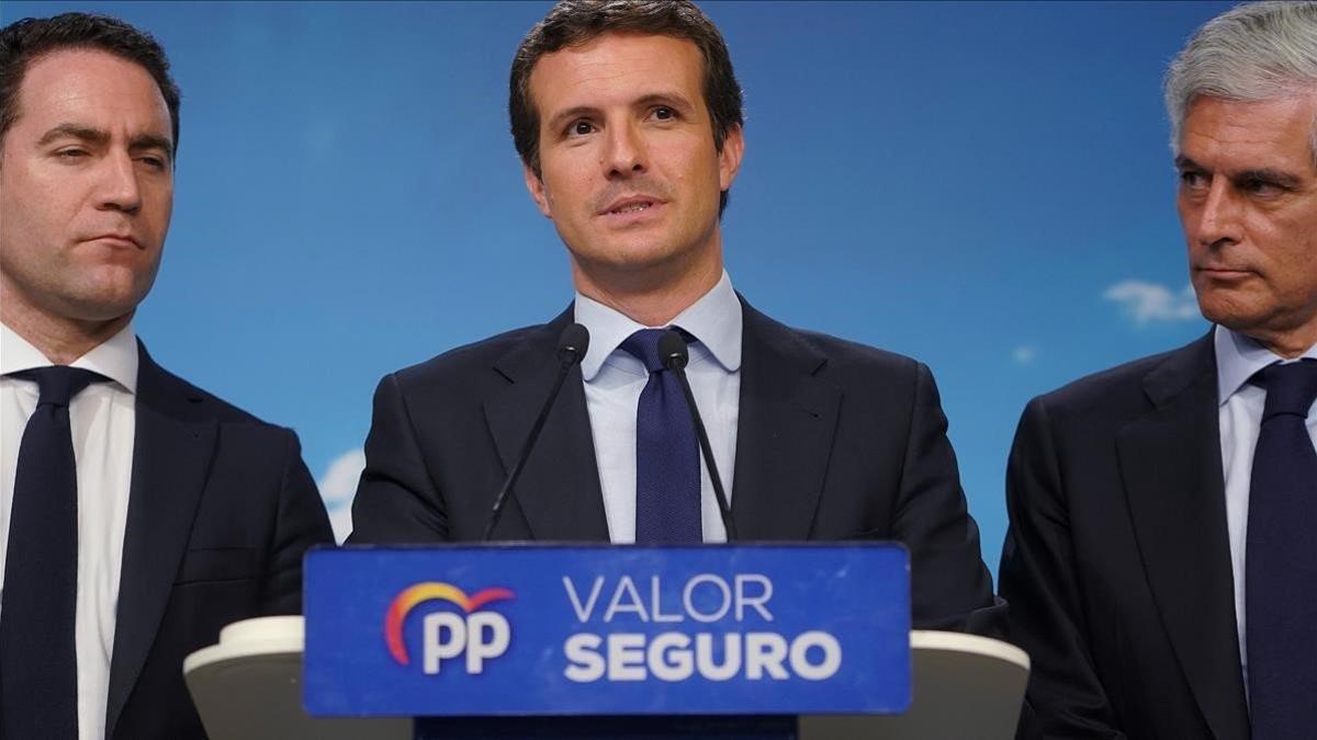 la valoración de Pablo Casado, presidente del Partido Popular.