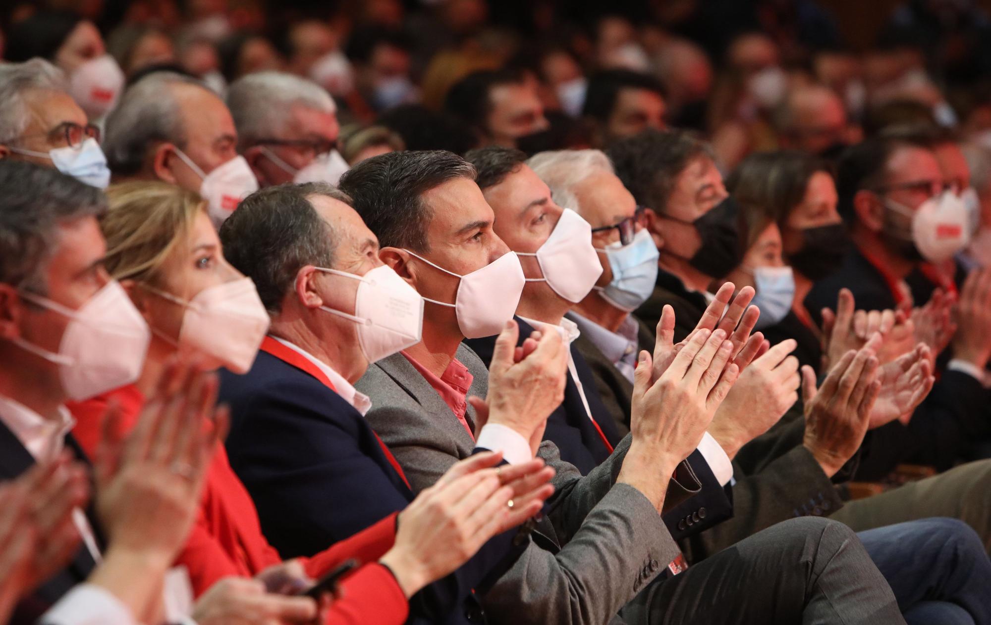 Pedro Sánchez clausura el congreso del PSdeG en Santiago