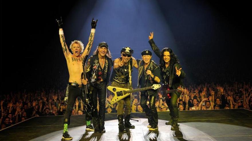 10.000 personas de España, Portugal, Francia, Inglaterra y Alemania acuden al concierto de Scorpions en Mérida