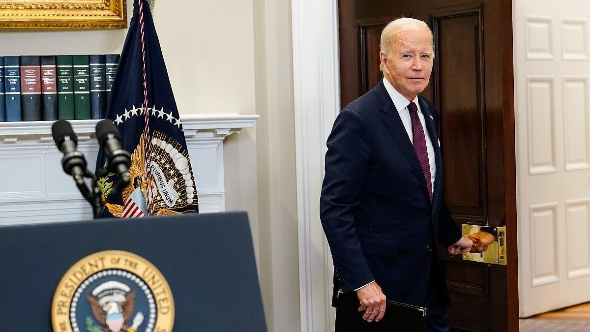 El presidente de EEUU, Joe Biden, en la Casa Blanca.