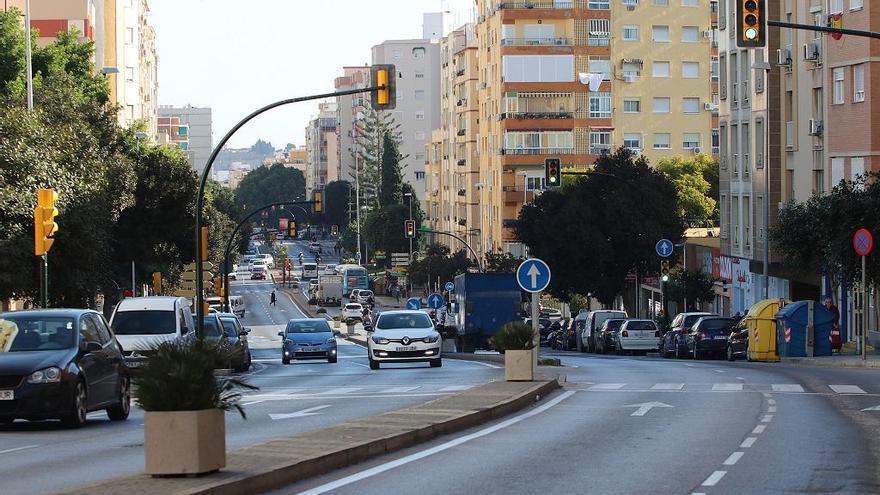 Imagen de la avenida Carlos Haya.