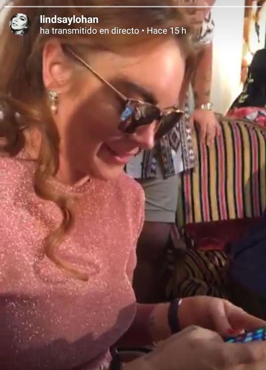 Lindsay Lohan en el desfile