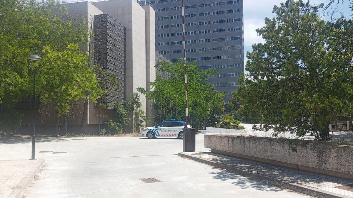 Nuevo cuartel de la Policía Municipal de la plaza de Cristo Rey.