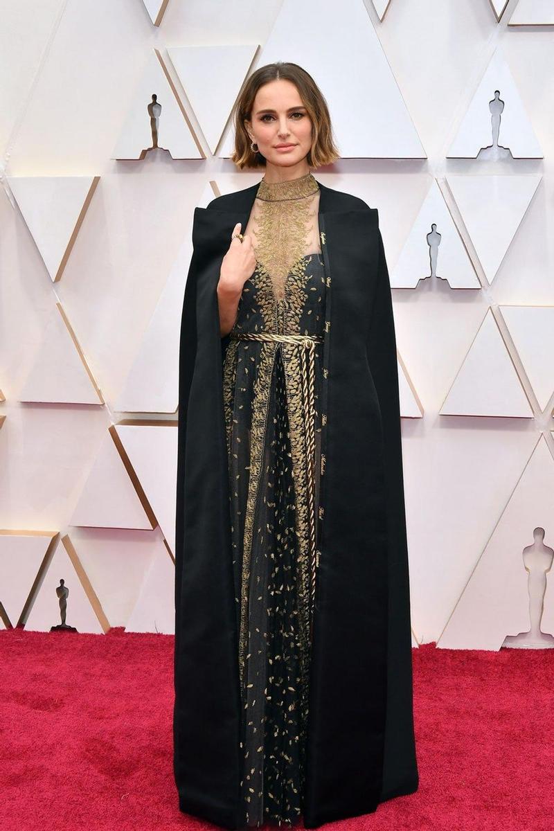 Natalie Portman, en la alfombra roja de la 92 edición de los Oscar