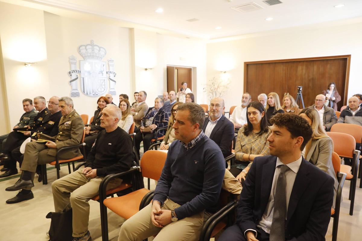 Asistentes al acto, este lunes, en Oviedo.