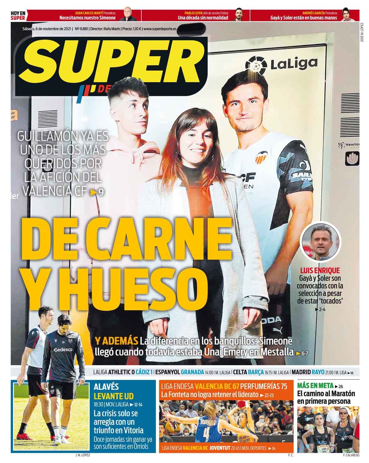 Portadas de SUPER en el mes de noviembre