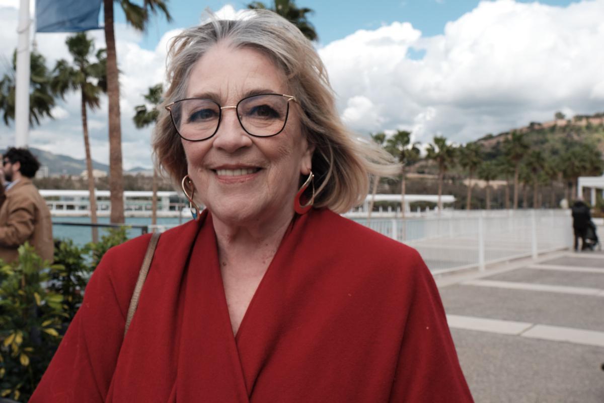 Carmen Maura, en el Muelle Uno.