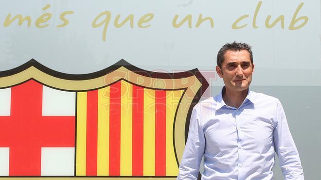 Las primeras imágenes de Ernesto Valverde como entrenador del FC Barcelona