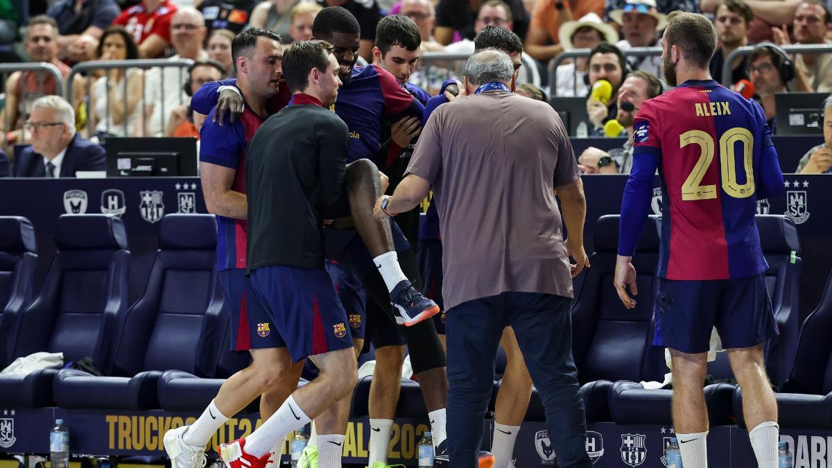 Dika Mem se retiró lesionado durante el enfrentamiento de la Final Four