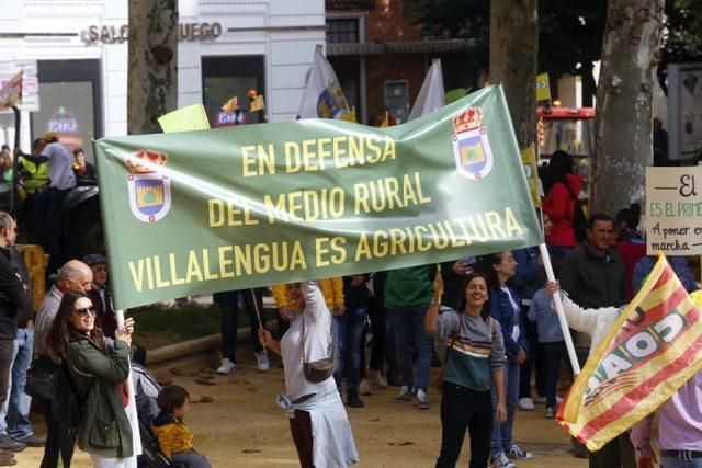 Manifestación de agricultores en Calatayud