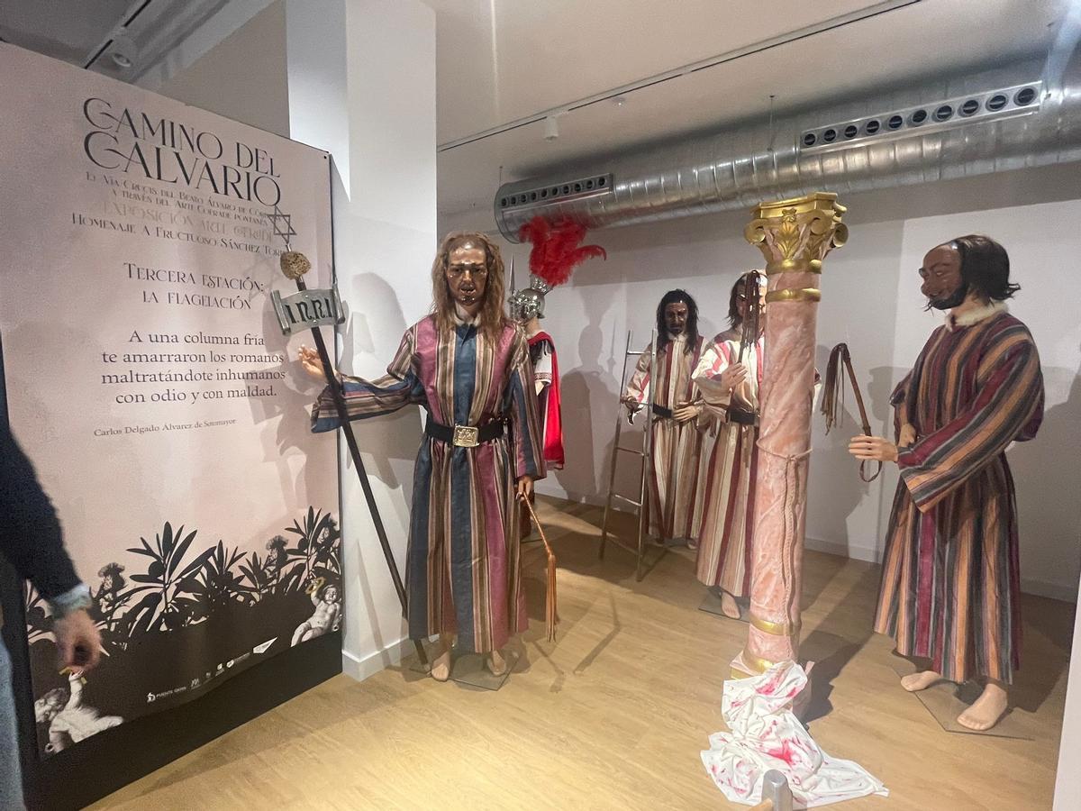 Figuras bíblicas que pueden verse en la exposición de arte cofrade de Puente Genil.