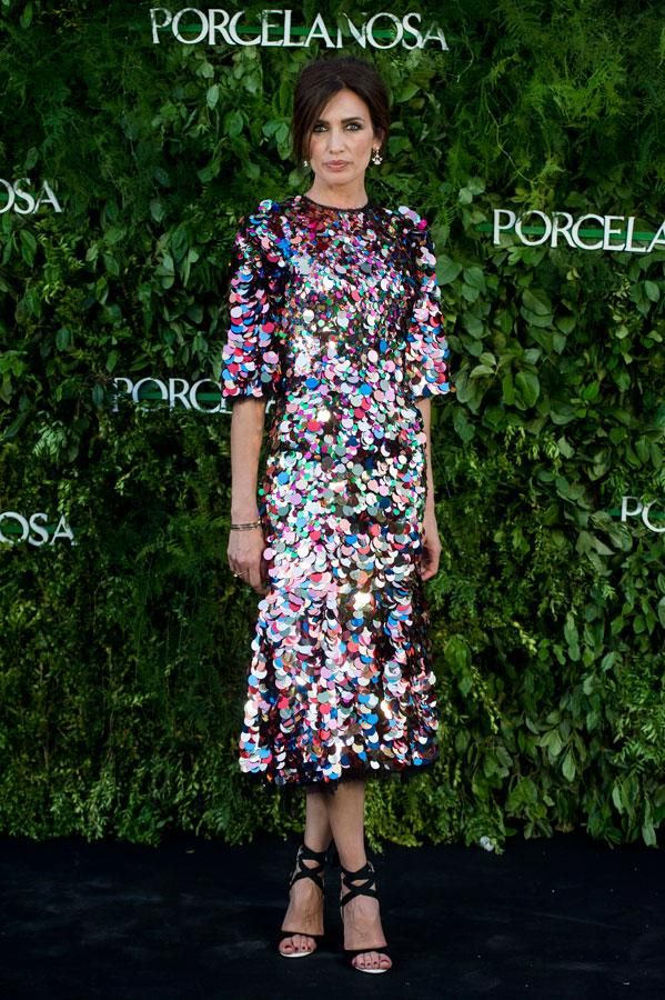 Nieves Álvarez con vestido de Dolce&Gabbana