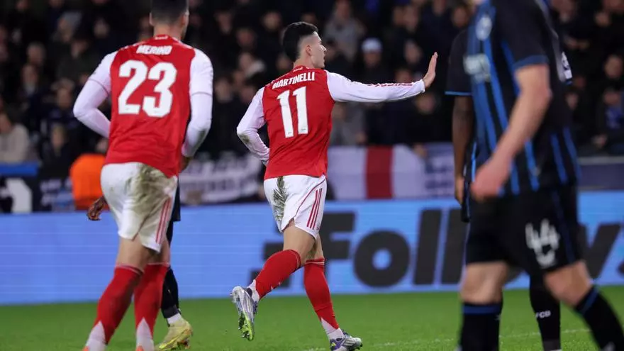 Martinelli se unió a la fiesta de Madueke