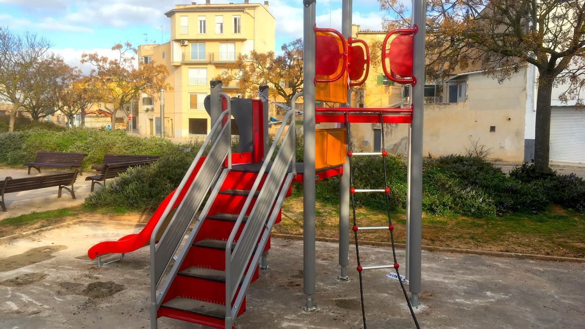 Uno de los parques infantiles de la ciudad de Manacor.