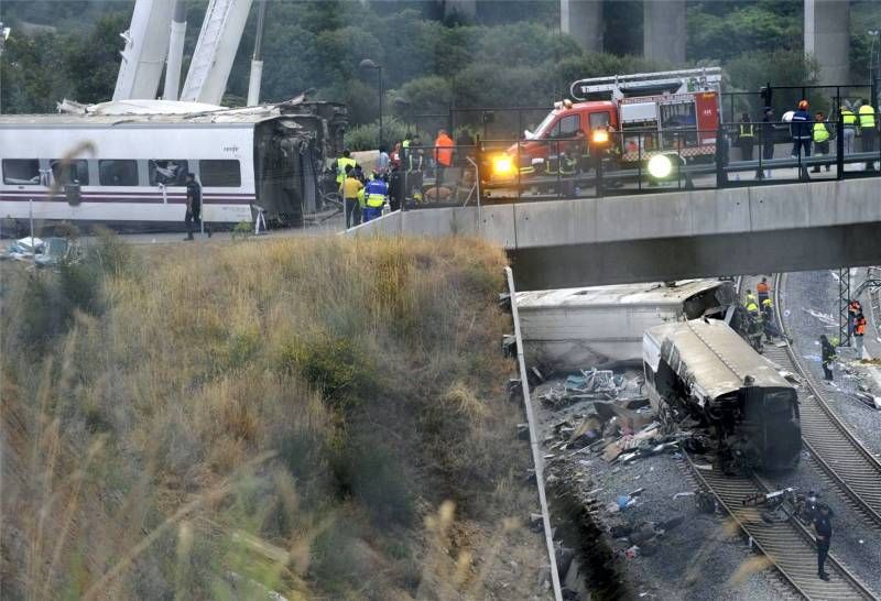 Fotogalería del accidente de Santiago