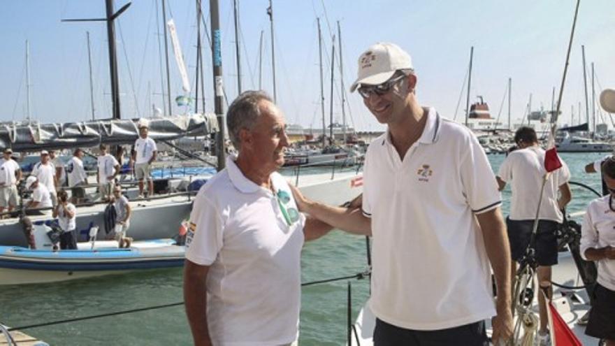 El Rey Felipe visita el Club Náutico de Palma de Mallorca