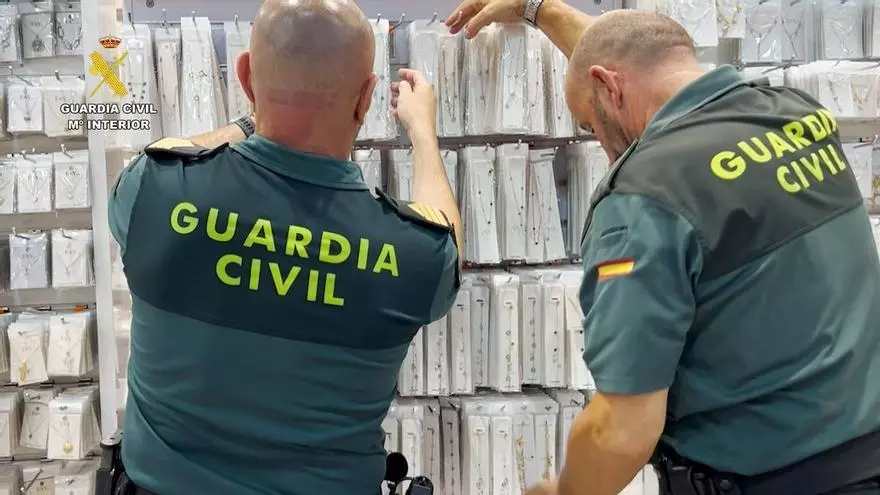 La mayor aprehensión de joyas falsificadas de la historia de Baleares
