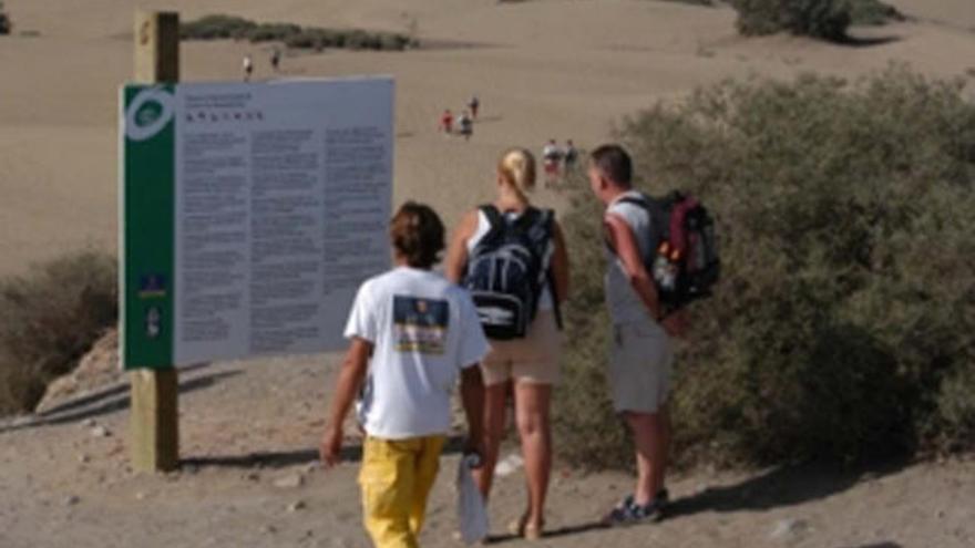 Las Dunas de Maspalomas tendrán un nuevo sistema de señalización