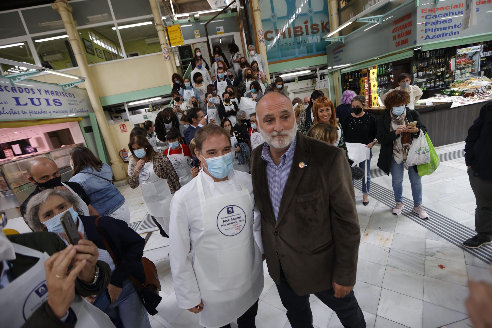 José Andrés revoluciona el mercado del Fontán de Oviedo