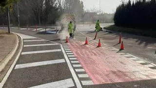 Comencen les obres pels canvis de circulació a la carretera vella de Calella a Palafrugell