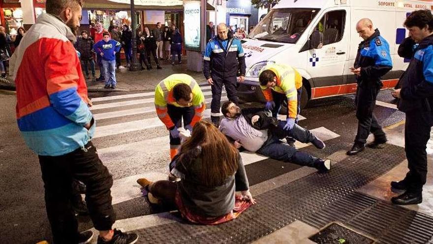 Atropello con tres heridos leves en Fomento