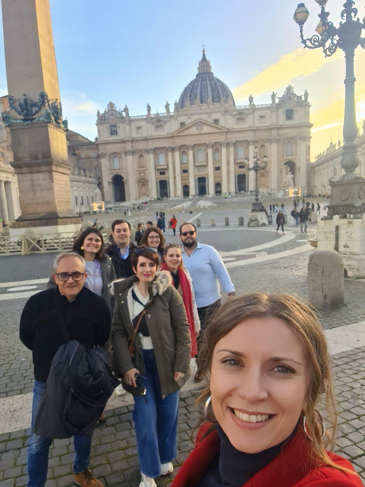 Los periodistas, en el Vaticano