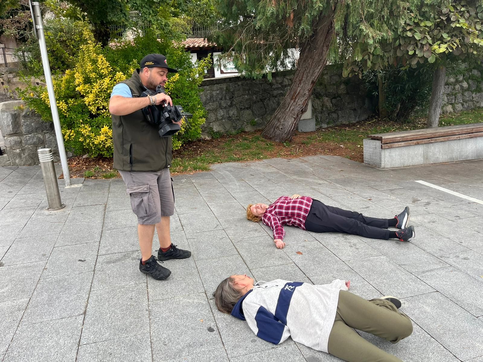 Colombres, plató de cine con zombis y peregrinos del Camino de Santiago