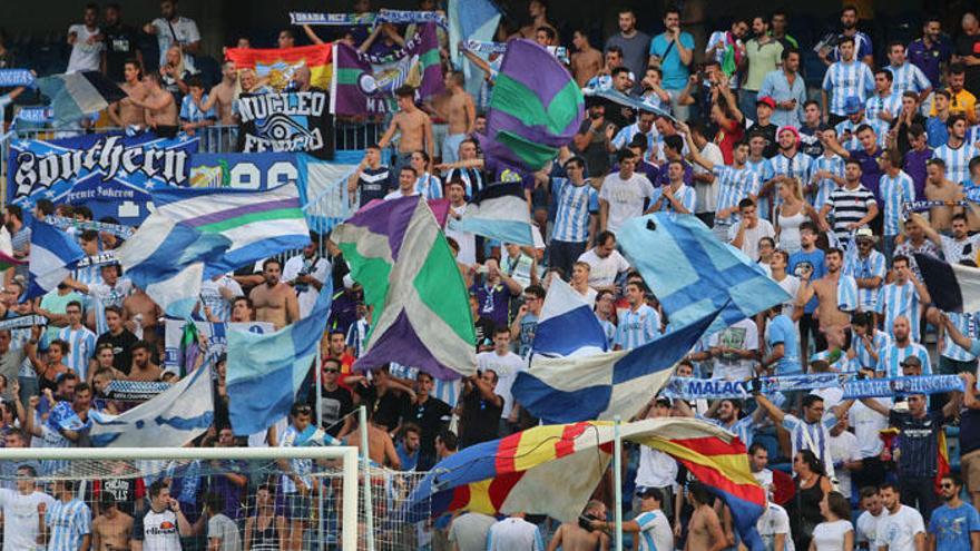 La afición del Málaga CF quiere crear un gran ambiente para el duelo contra el Athletic este domingo.