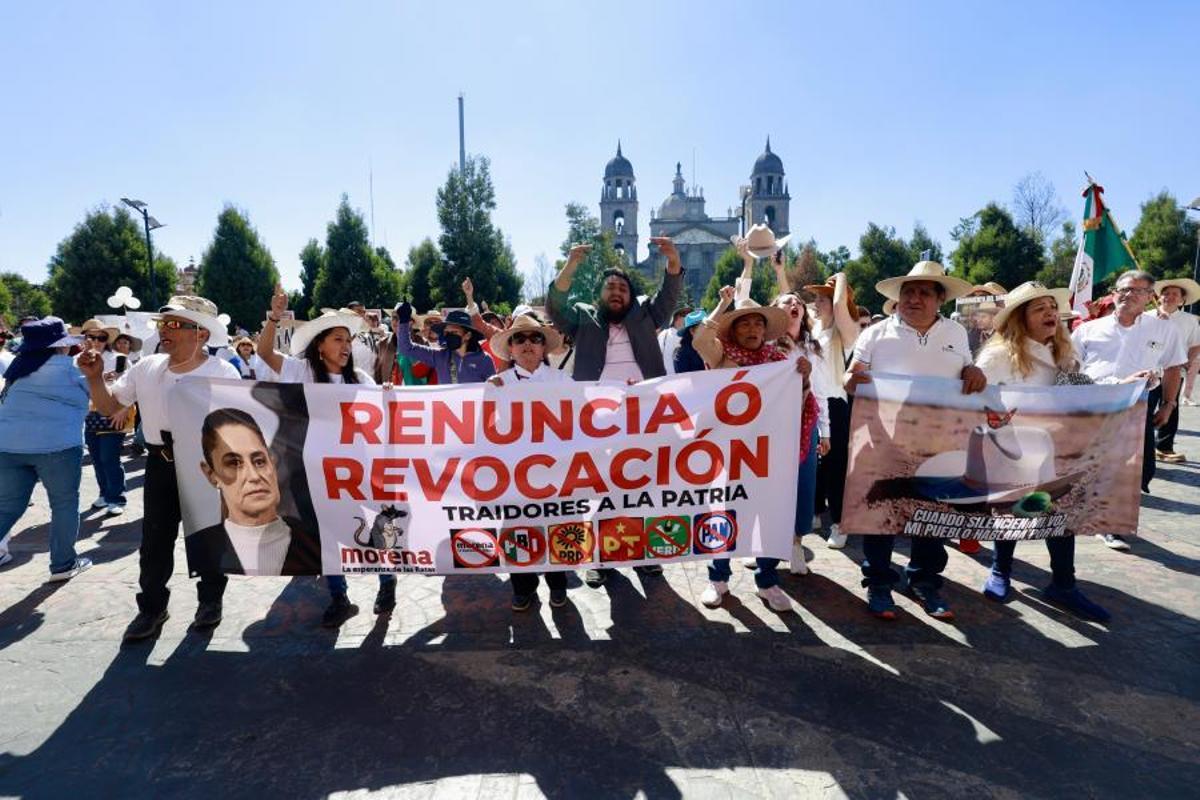 Incidentes en la marcha de la ‘Generación Z’ contra la corrupción en México