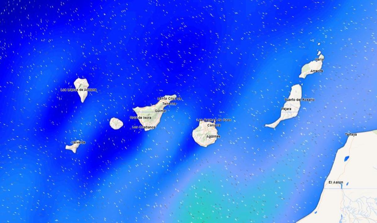 Mapa del tiempo.