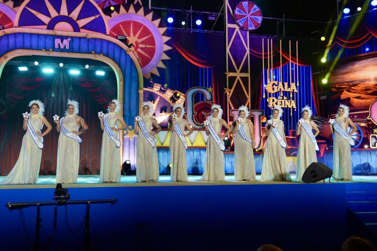Las aspirantes a Reina del Carnaval de Maspalomas